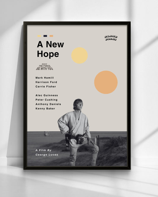 Quadro Star Wars Luke - Uma Nova Esperança