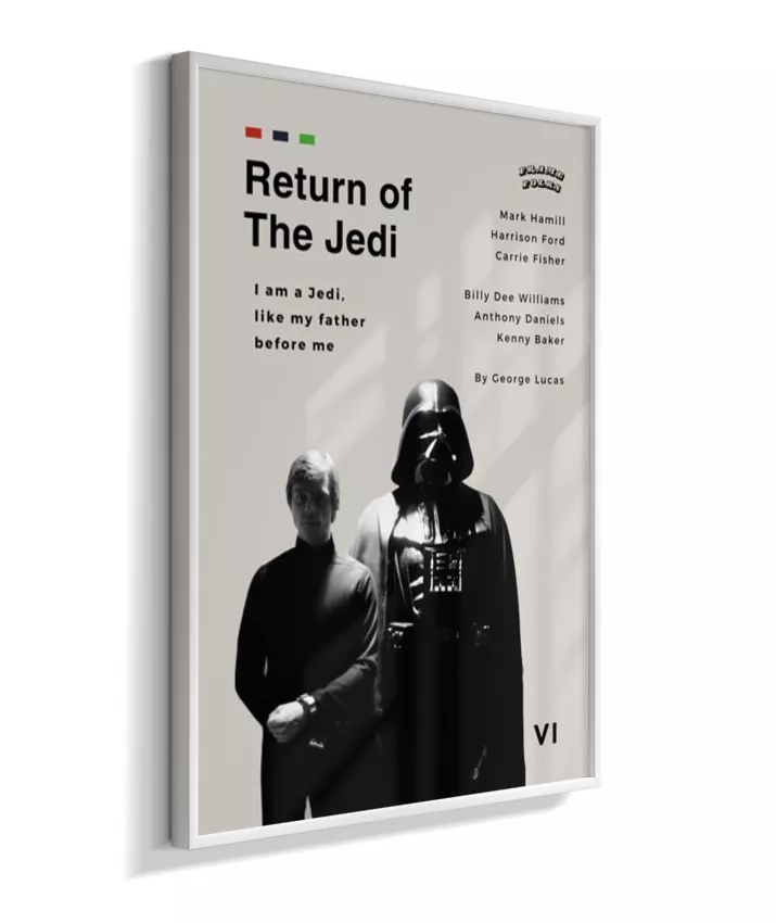 Quadro Star Wars - O Retorno de Jedi - Pôster