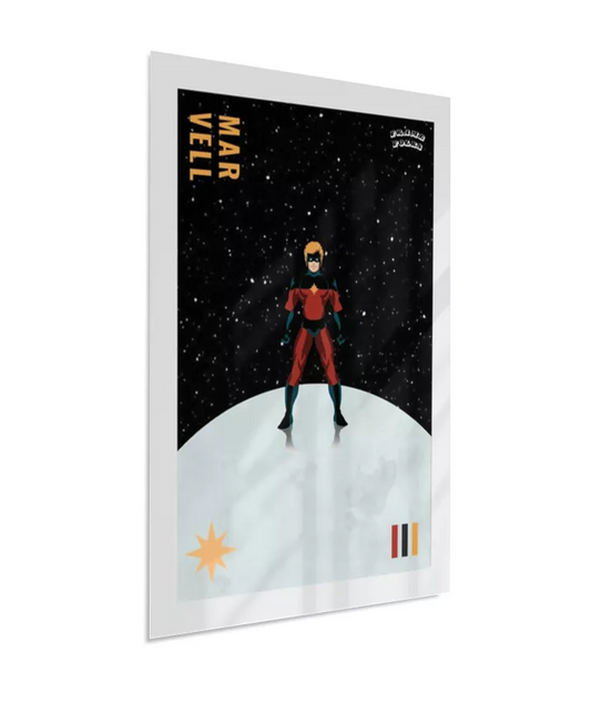 Quadro Capitão Marvel