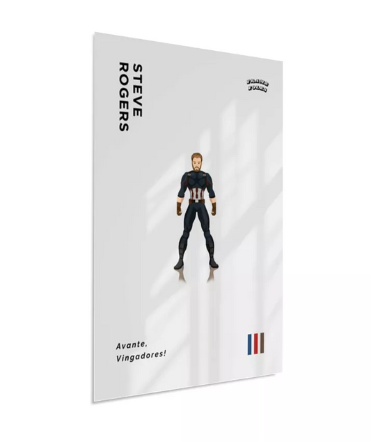 Quadro Steve Rogers - Infinity War