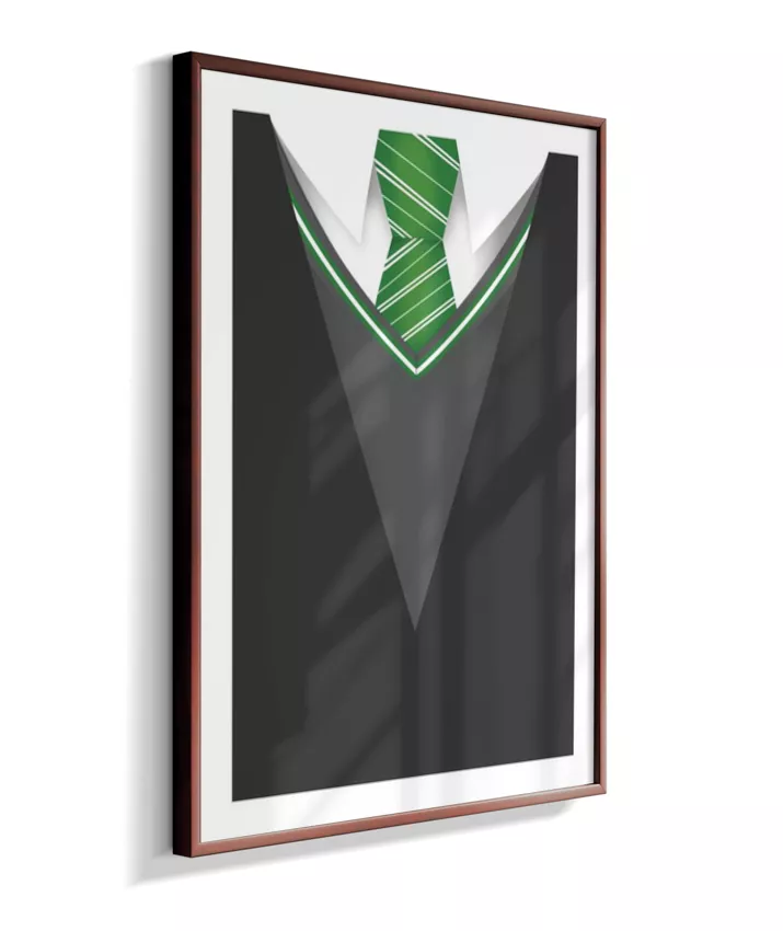 Quadro Harry Potter - Casa Sonserina