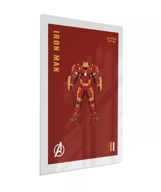 Quadro Homem de ferro - Hulkbuster Red