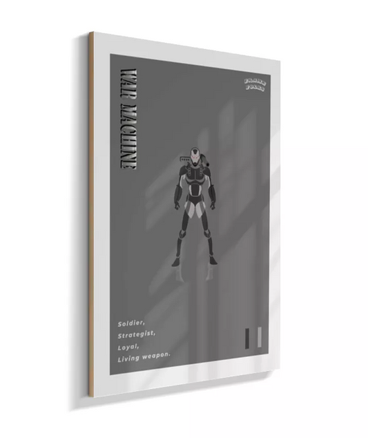 Quadro Máquina de Combate - Preto e Branco