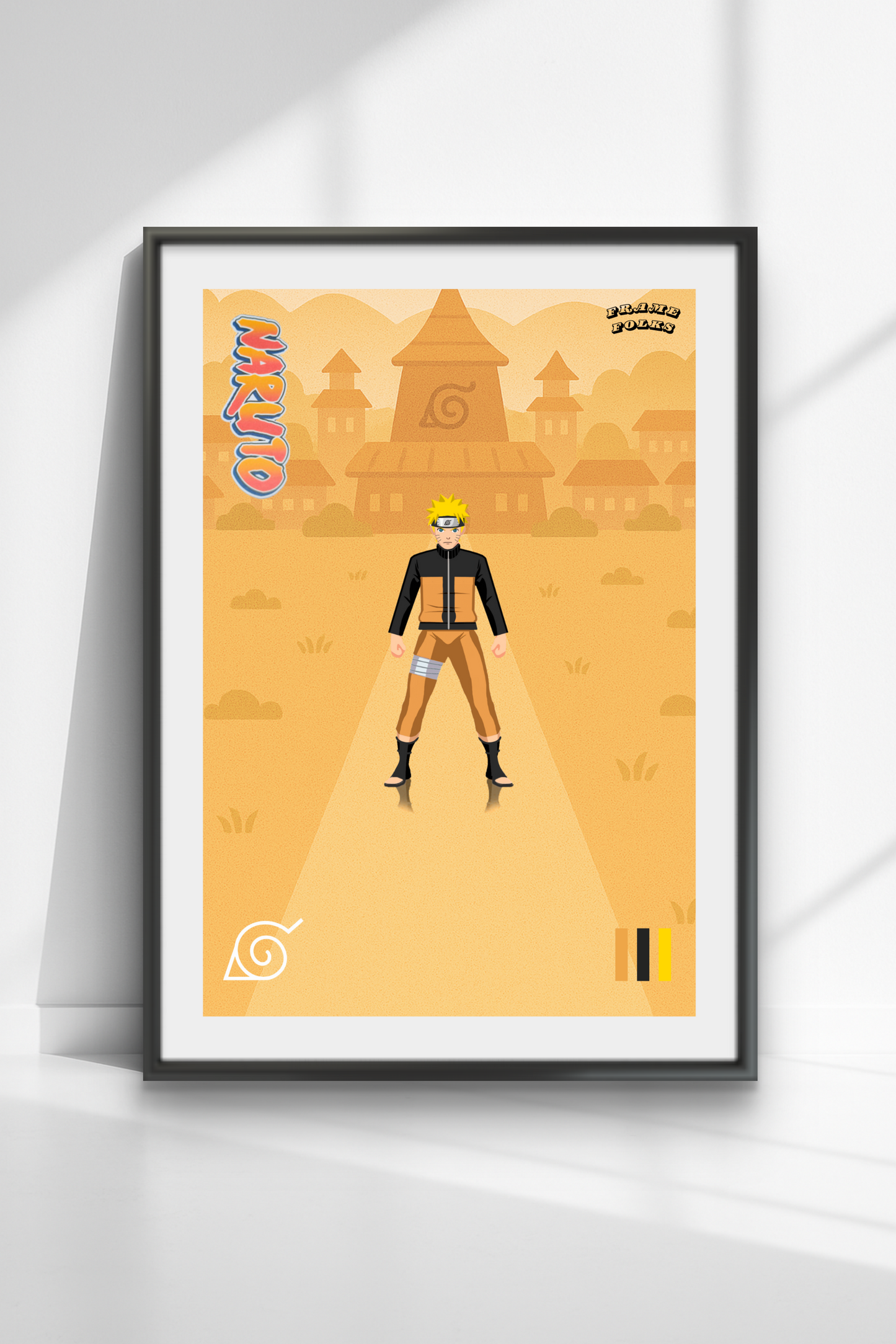 Quadro Naruto - Vila da Folha