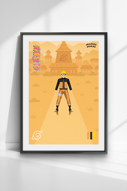 Quadro Naruto - Vila da Folha