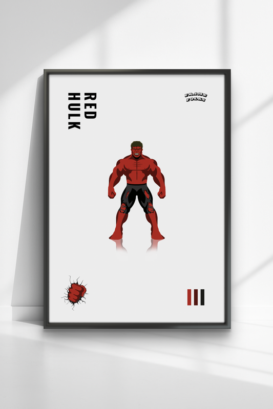 Quadro Hulk Vermelho