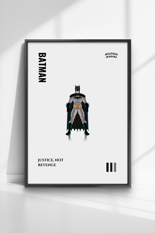 Quadro Batman - Justice, not revenge