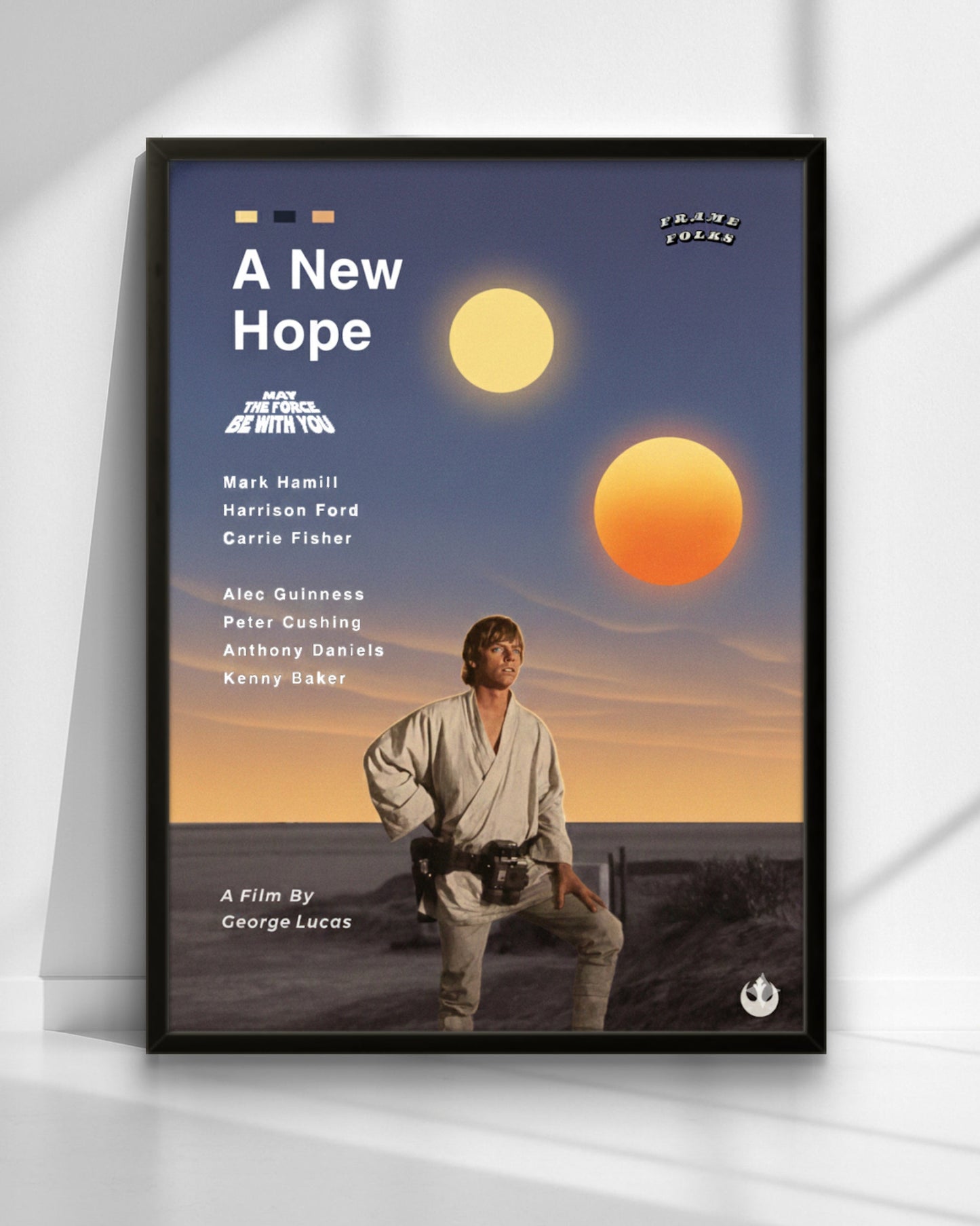 Quadro Star Wars - Uma Nova Esperança - Pôster