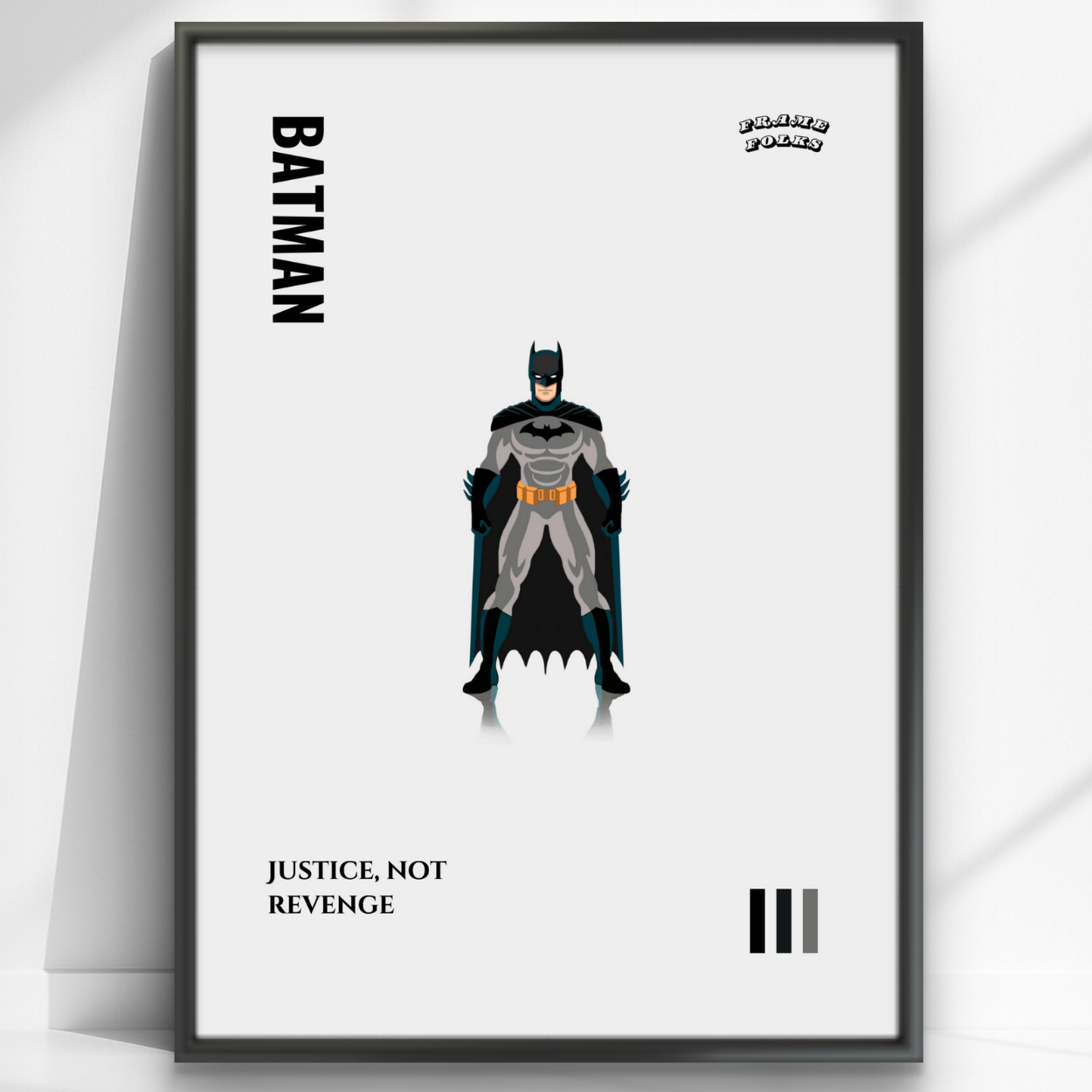 Quadro Batman - Justice, not revenge