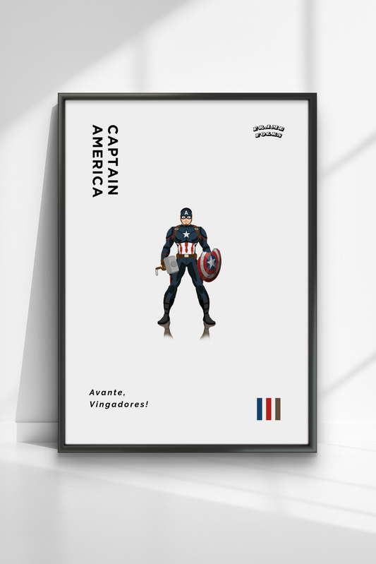 Quadro Capitão America - Endgame