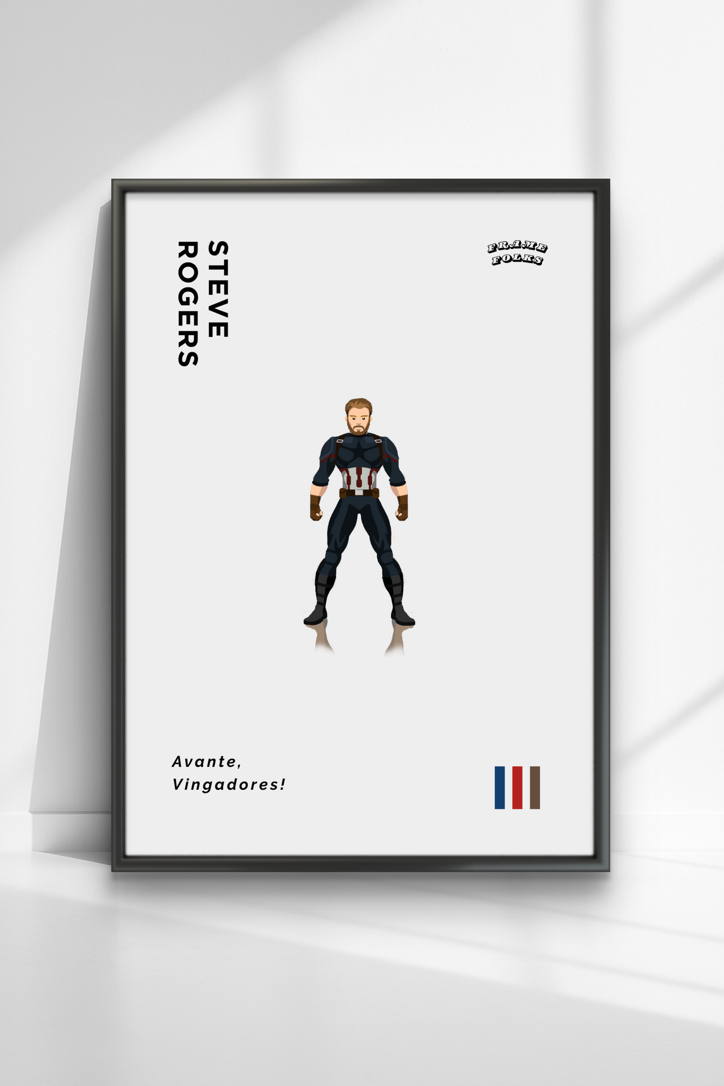 Quadro Steve Rogers - Infinity War