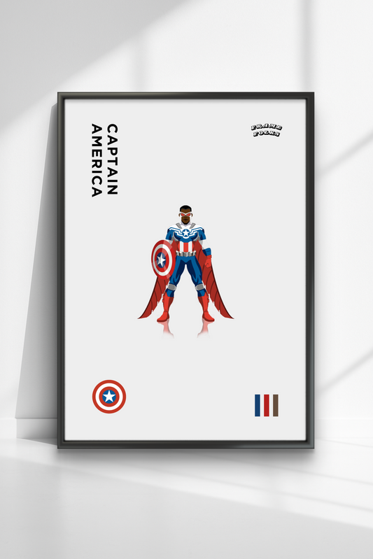 Quadro Capitão America - Sam Wilson