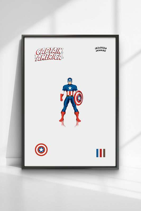 Quadro Capitão America - Clássico