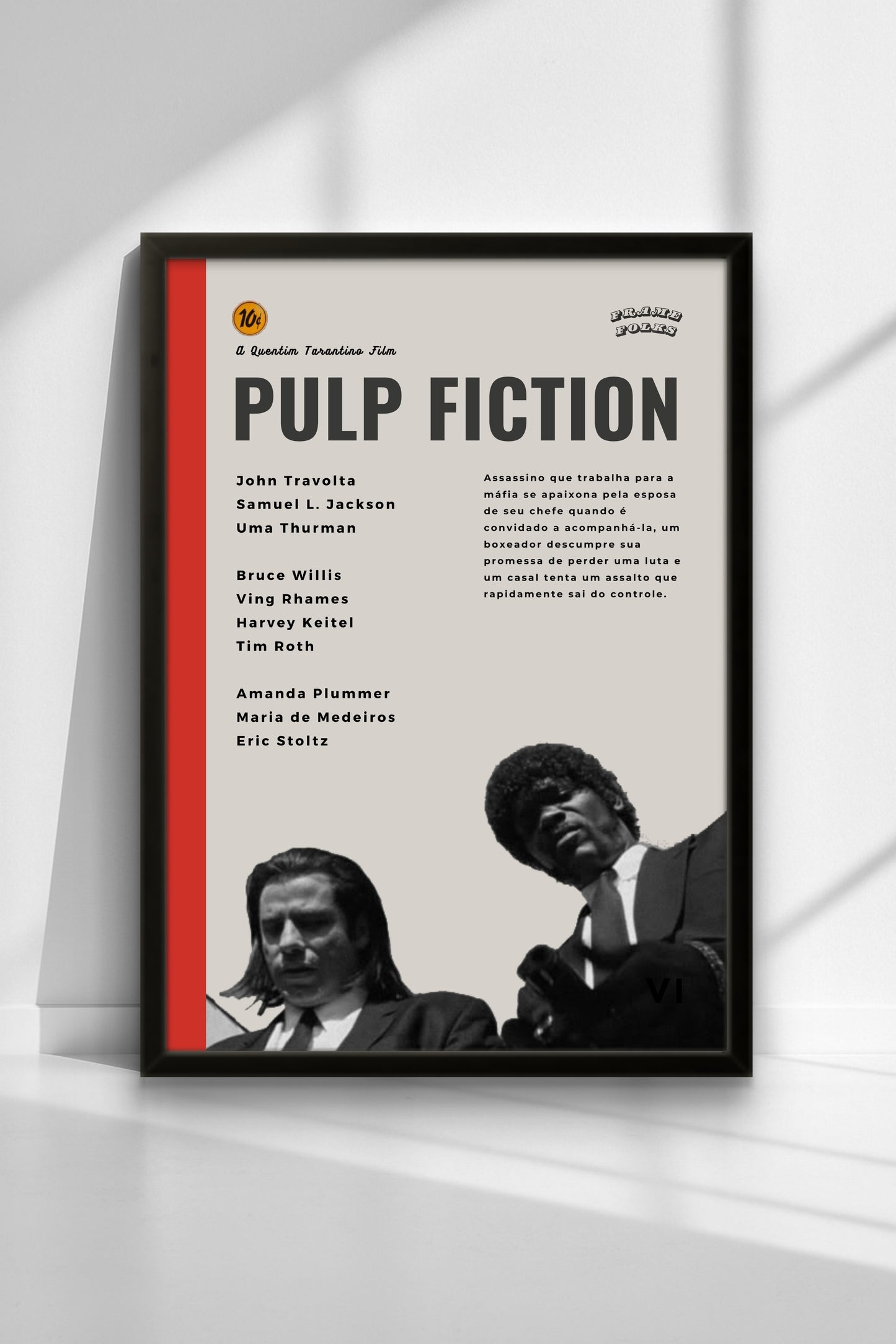 Quadro Pulp Fiction Pôster