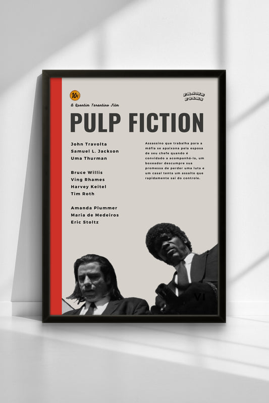 Quadro Pulp Fiction Pôster