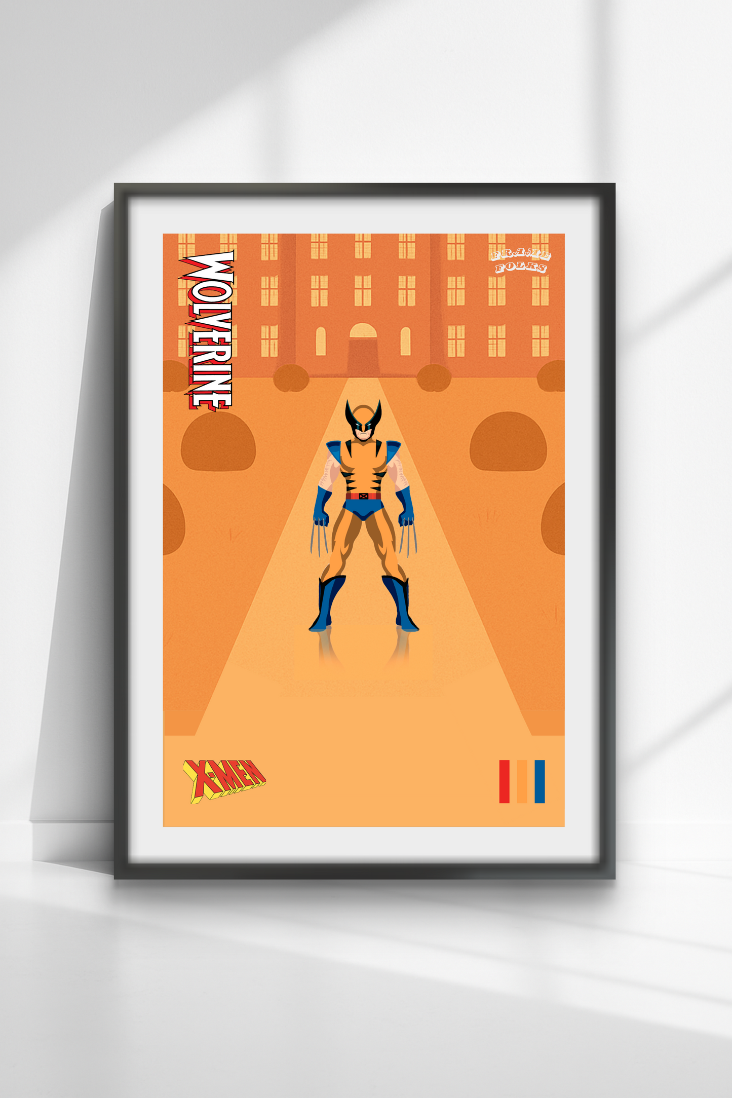 Quadro Wolverine 90's - Mansão X