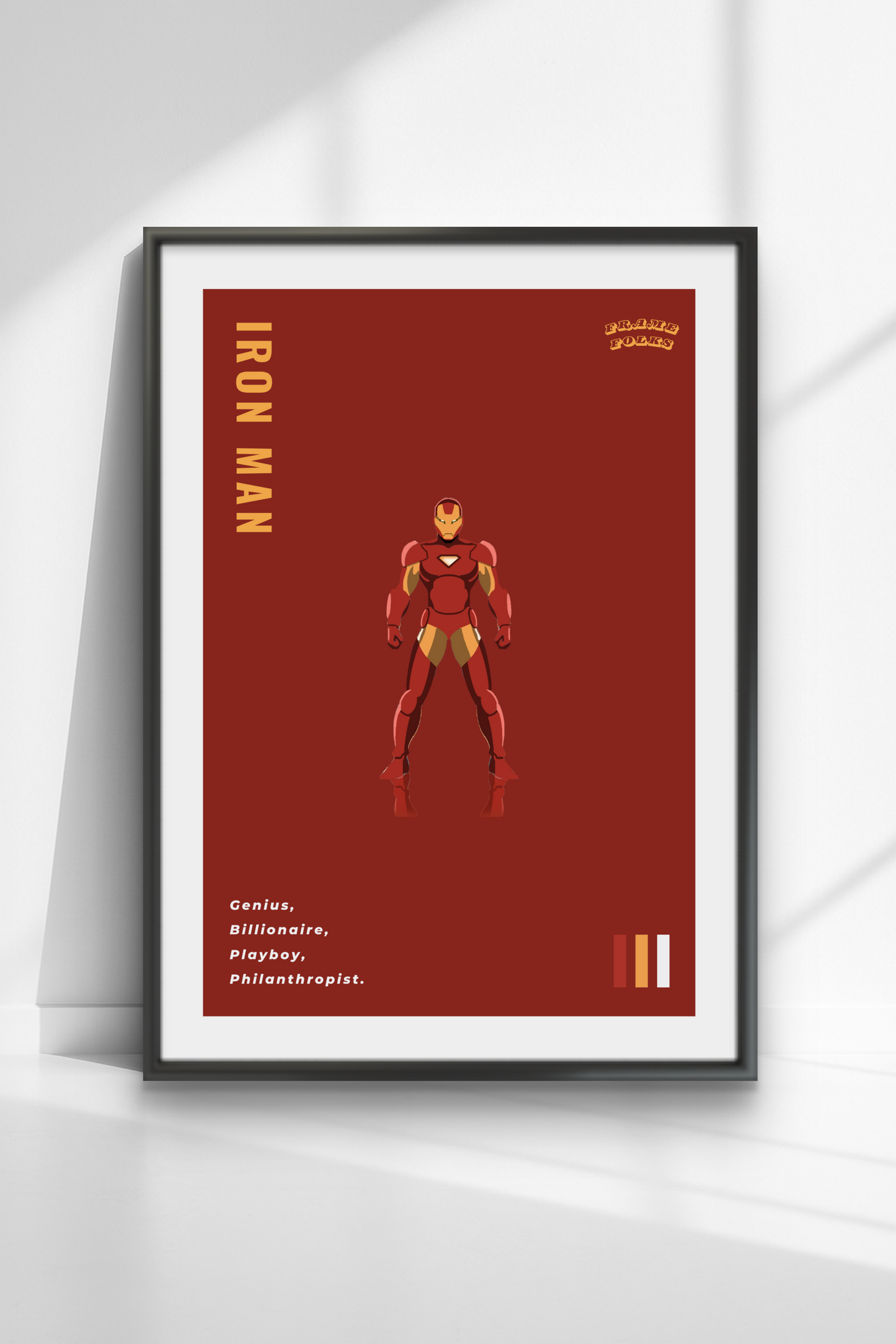 Quadro Homem de ferro - Extremis Red