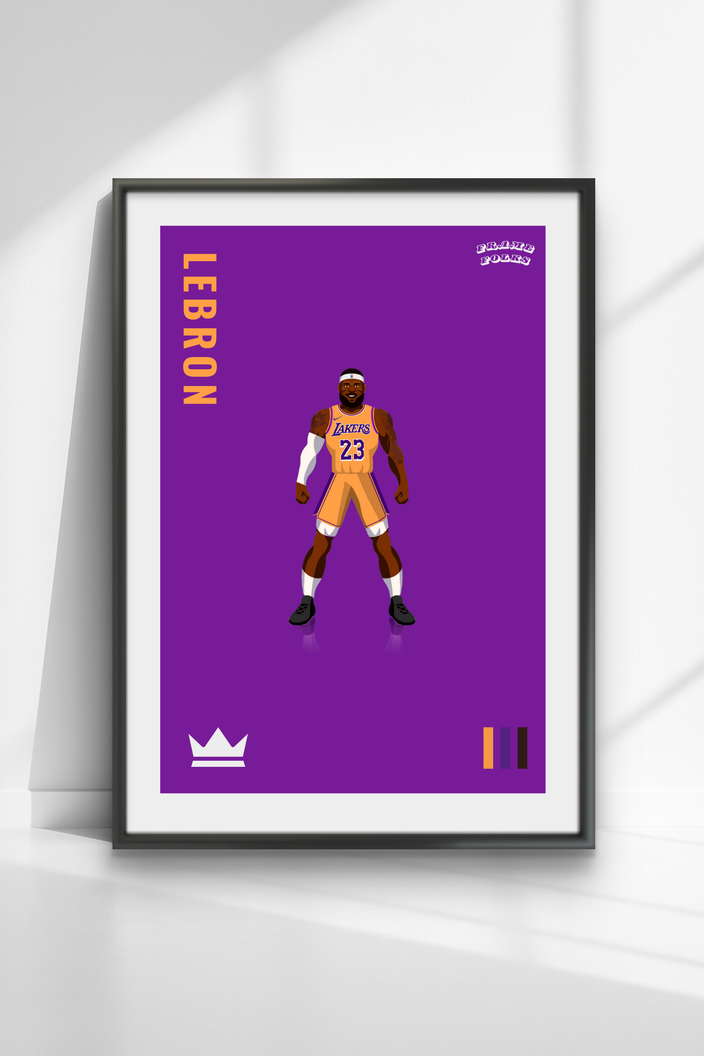 Quadro Lebron James - Purple
