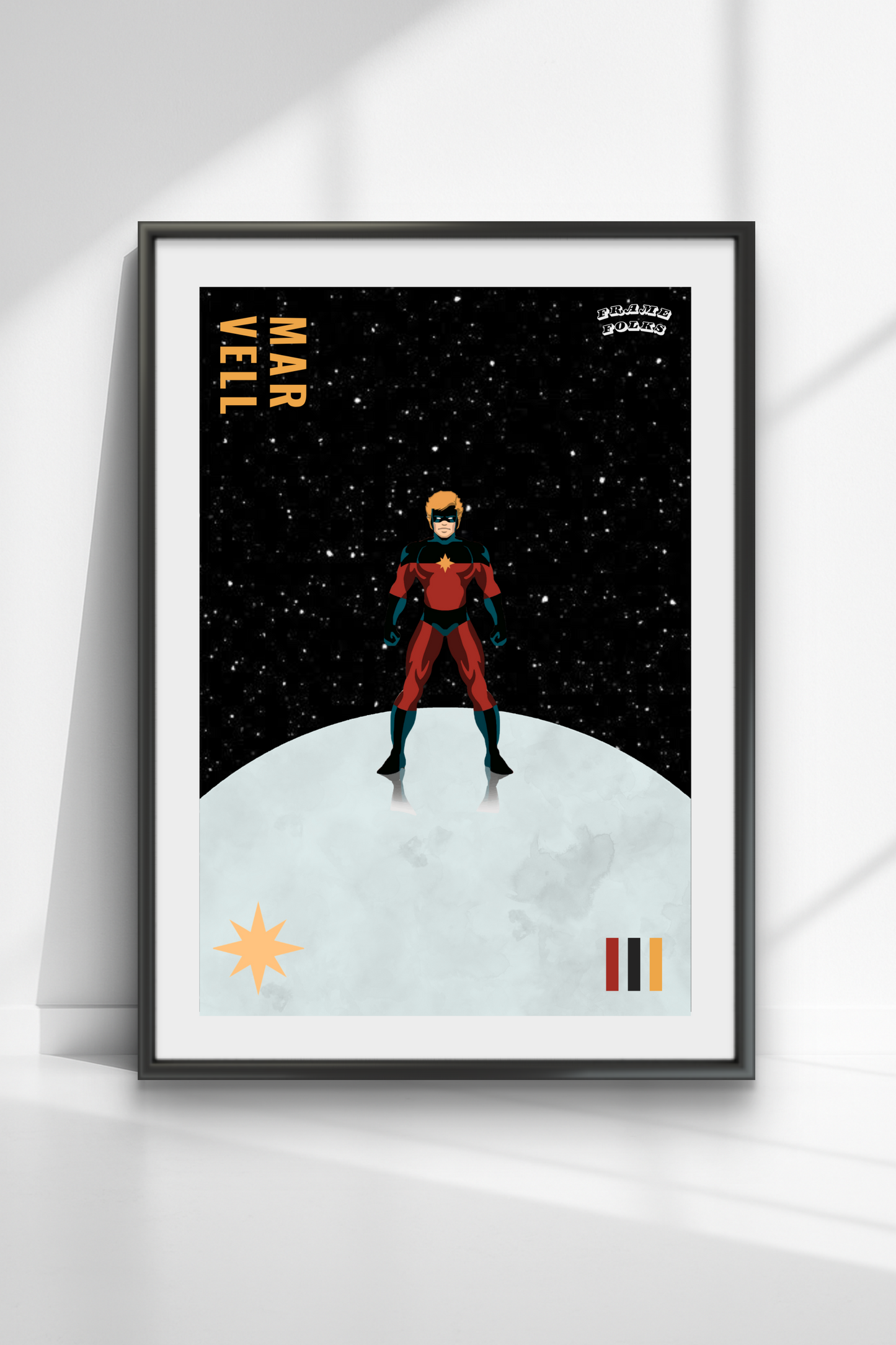 Quadro Capitão Marvel