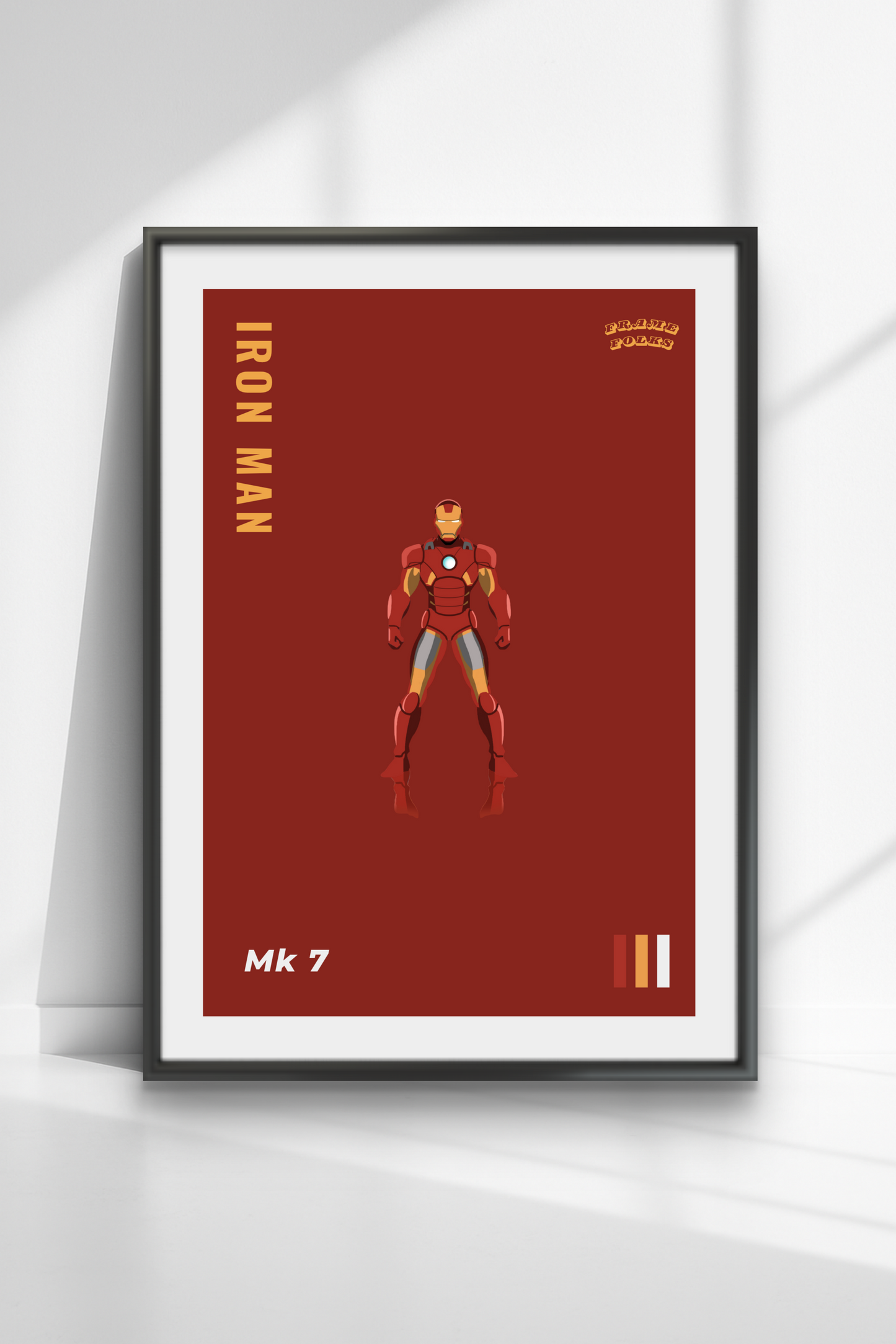 Quadro Homem de ferro - Mk 7 Red