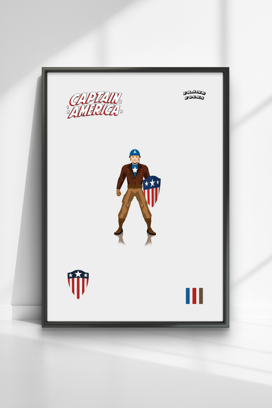Quadro Capitão America - WW2