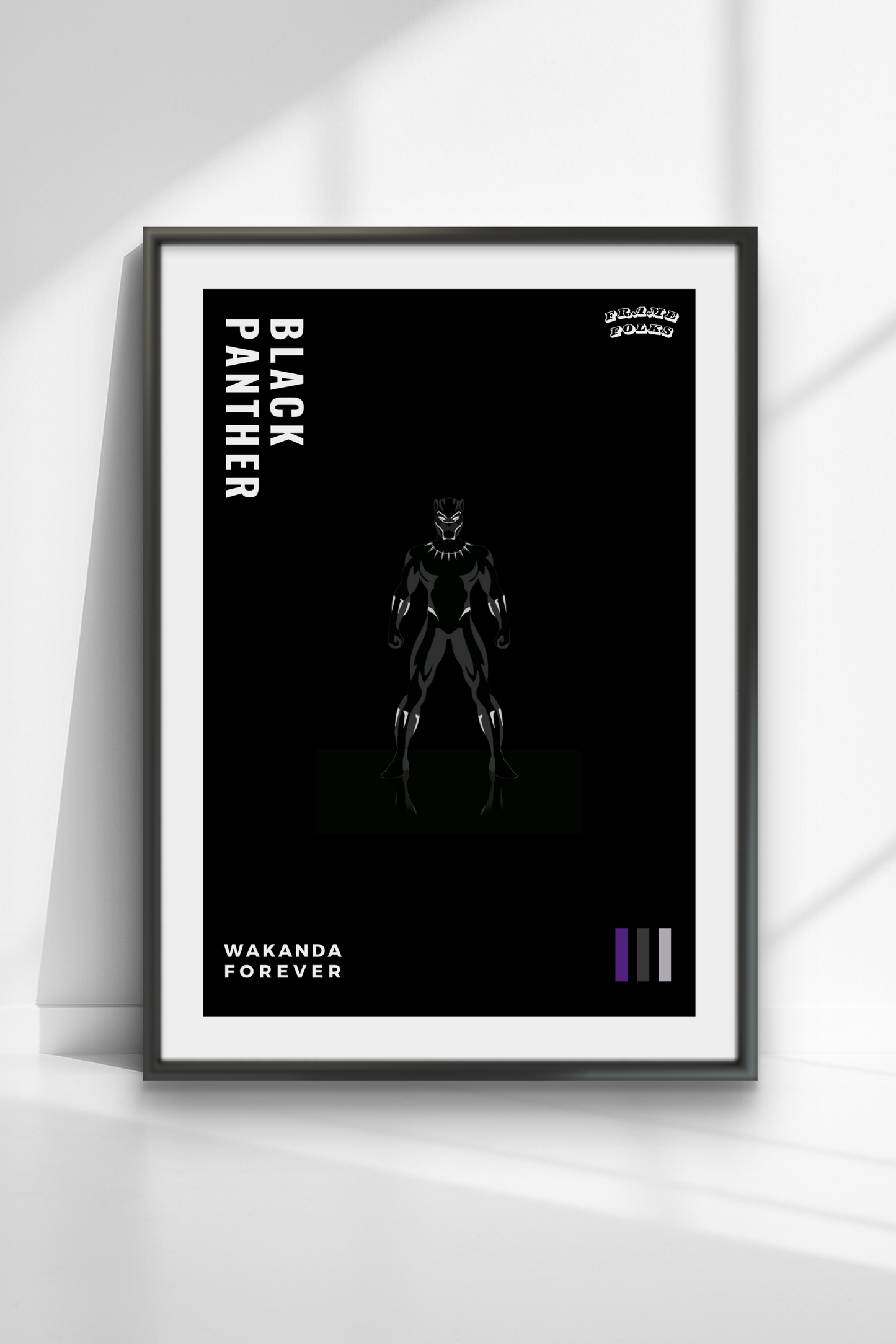 Quadro Pantera Negra - Black