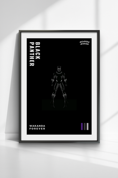 Quadro Pantera Negra - Black