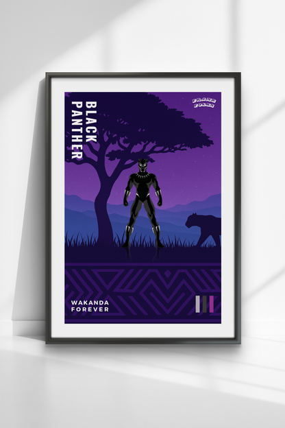 Quadro Pantera Negra - Wakanda