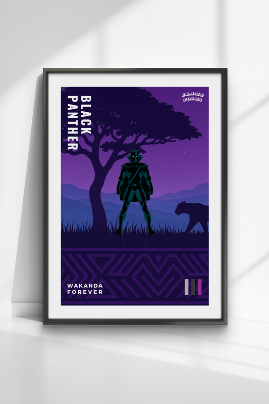 Quadro Pantera Negra - Clássico - Wakanda