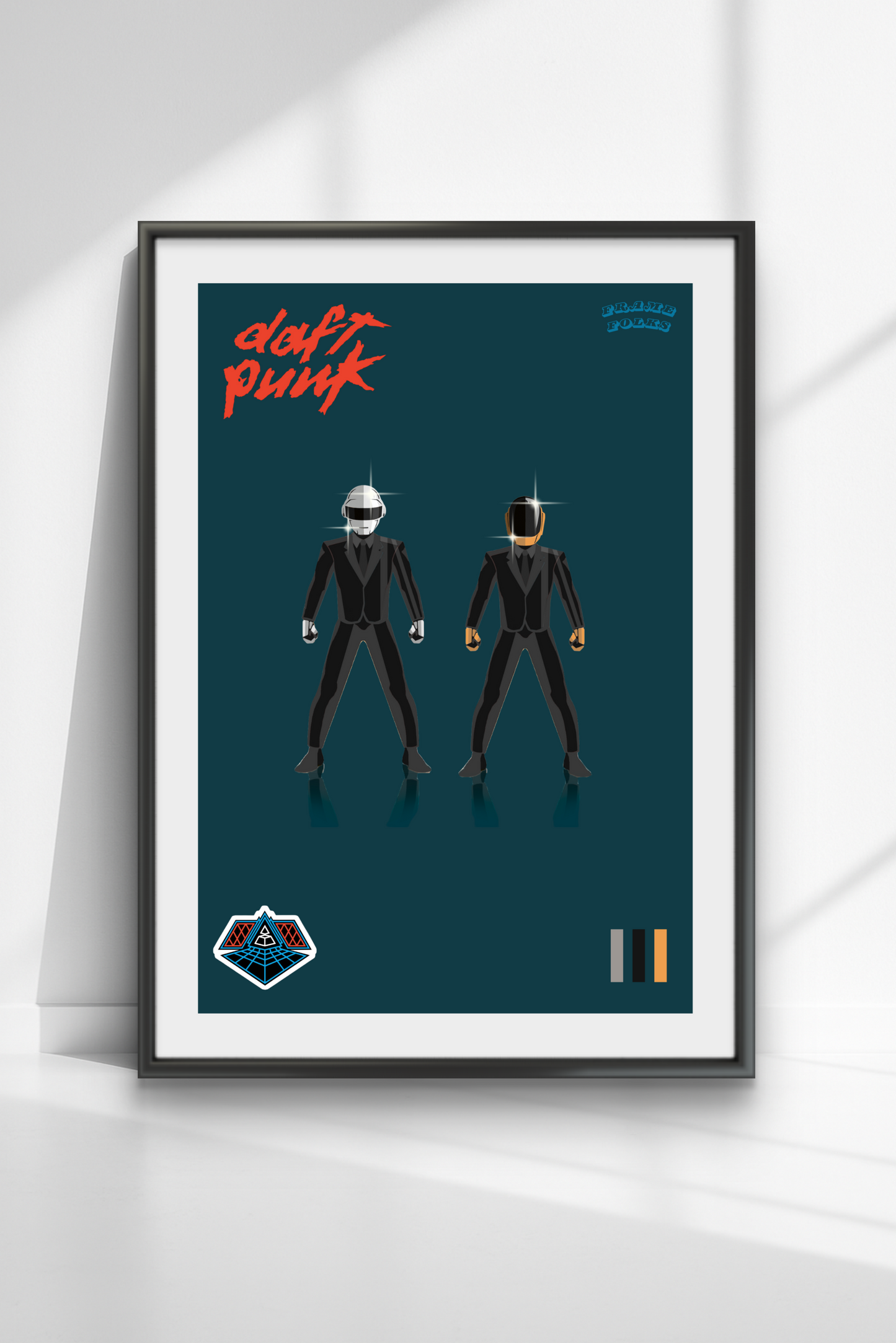 Quadro Daft Punk - Blue