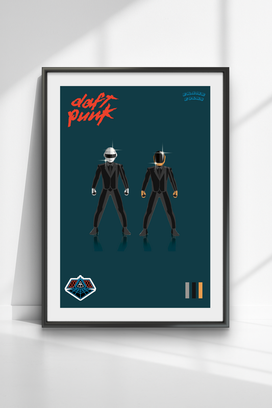 Quadro Daft Punk - Blue