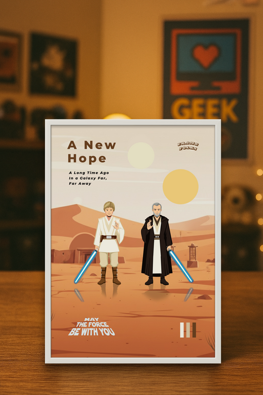 Quadro Star Wars - Uma Nova Esperança