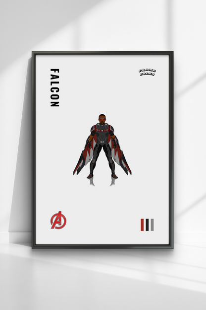 Quadro Falcão - Vingadores