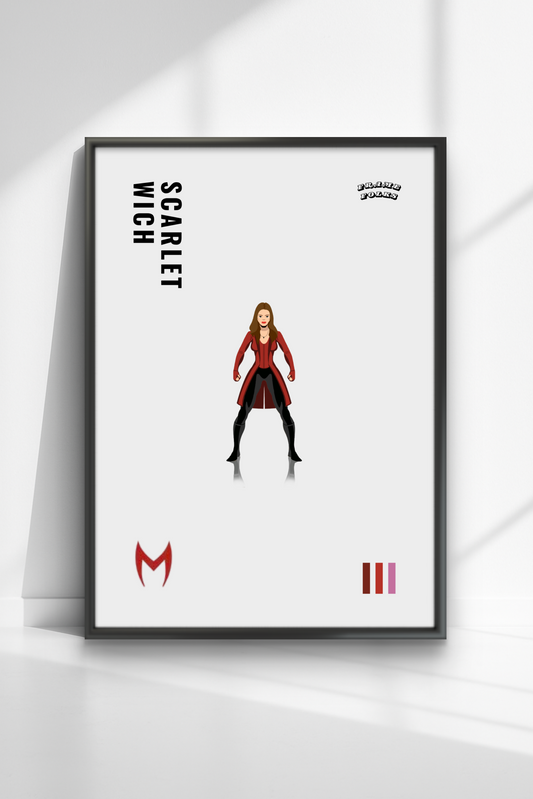 Quadro Feiticeira Escarlate - Vingadores