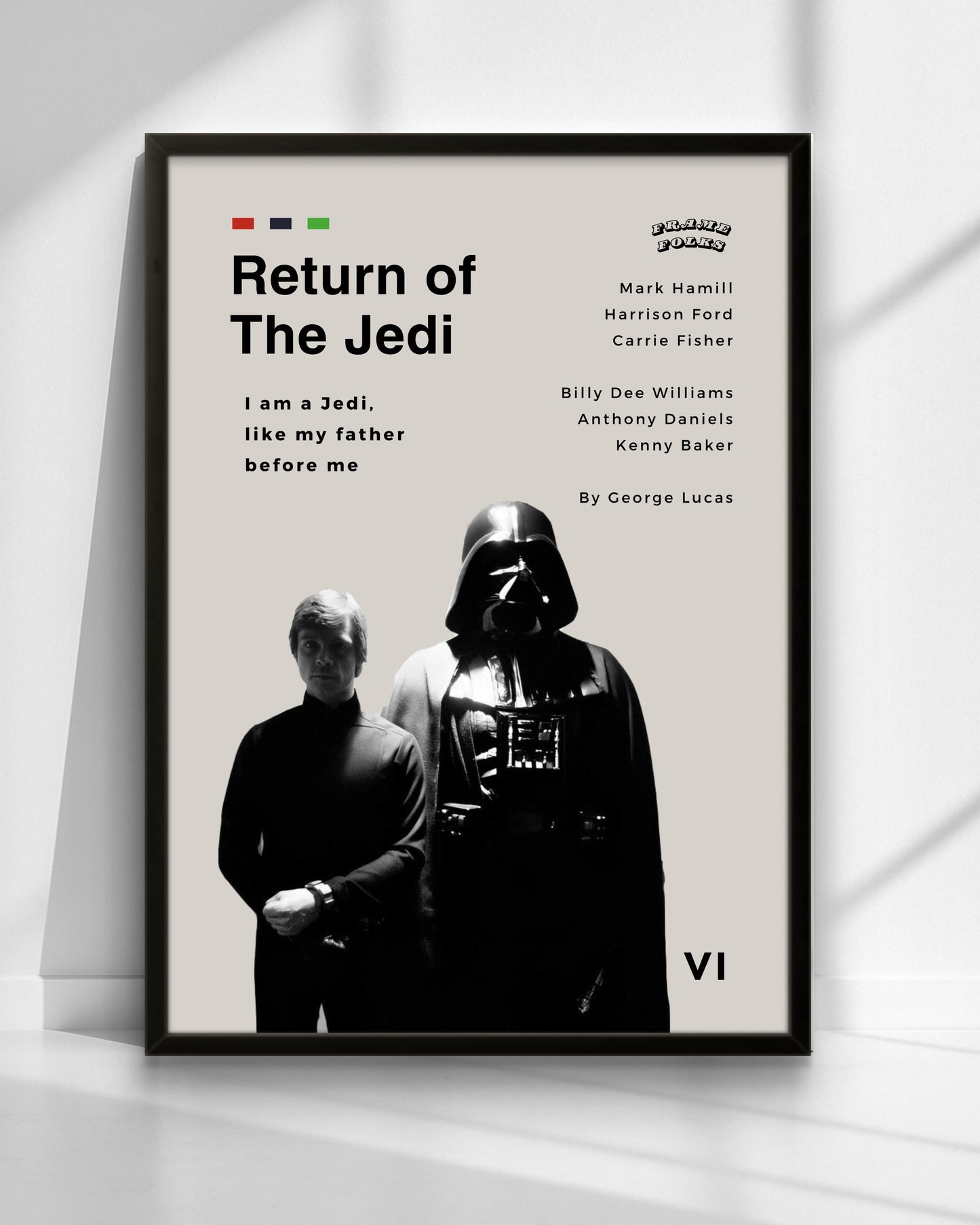 Quadro Star Wars - O Retorno de Jedi - Pôster