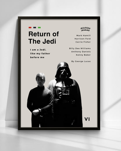 Quadro Star Wars - O Retorno de Jedi - Pôster