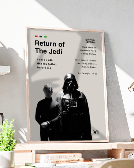 Quadro Star Wars - O Retorno de Jedi - Pôster