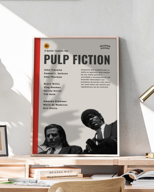 Quadro Pulp Fiction Pôster