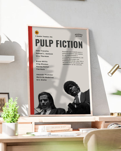 Quadro Pulp Fiction Pôster