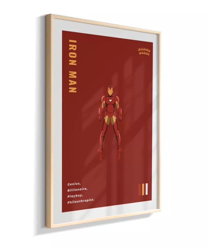 Quadro Homem de ferro - Extremis Red