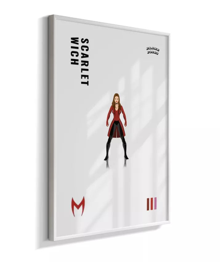 Quadro Feiticeira Escarlate - Vingadores