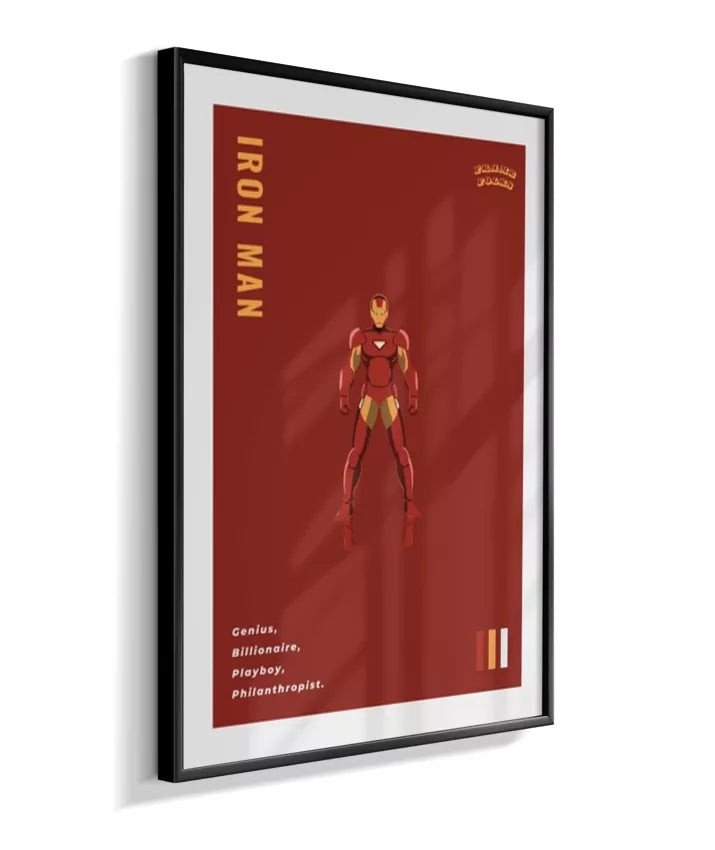 Quadro Homem de ferro - Extremis Red