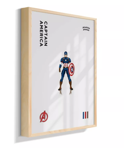 Quadro Capitão America - Vingadores