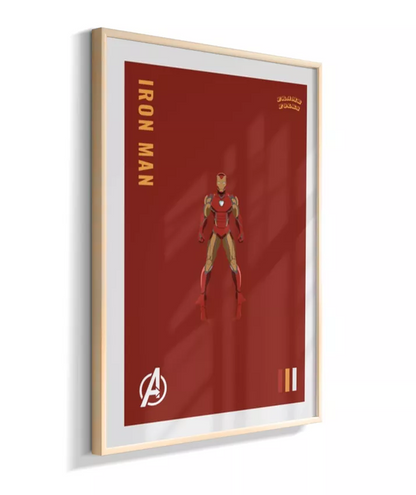 Quadro Homem de ferro - Endgame Red