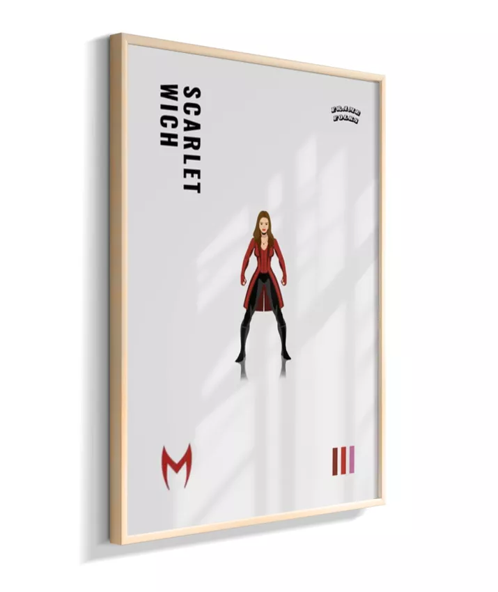 Quadro Feiticeira Escarlate - Vingadores