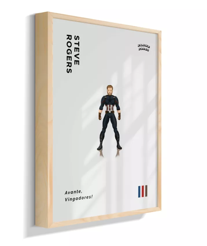 Quadro Steve Rogers - Infinity War