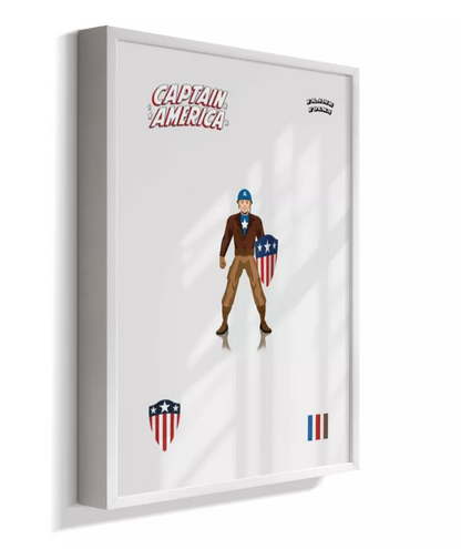 Quadro Capitão America - WW2