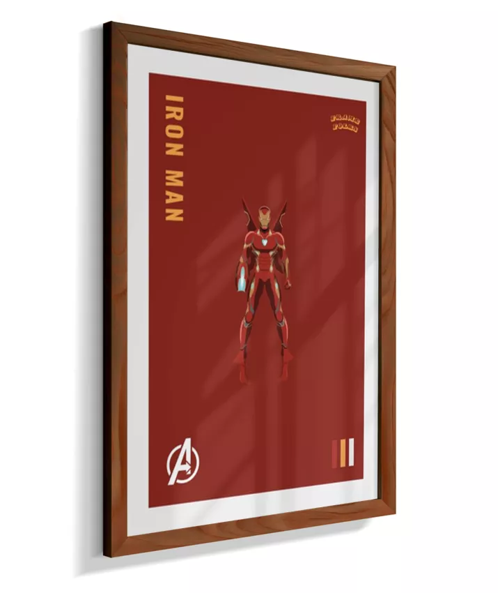 Quadro Homem de ferro - Infinity War Red