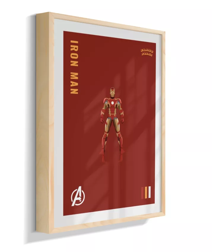 Quadro Homem de ferro - Vingadores Red