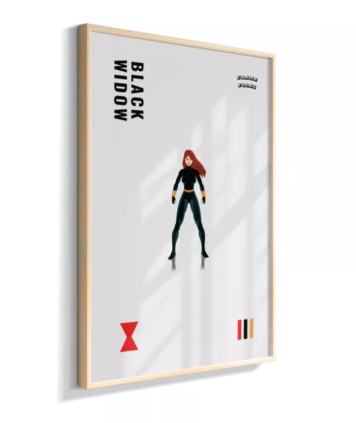 Quadro Viúva Negra - Clássica